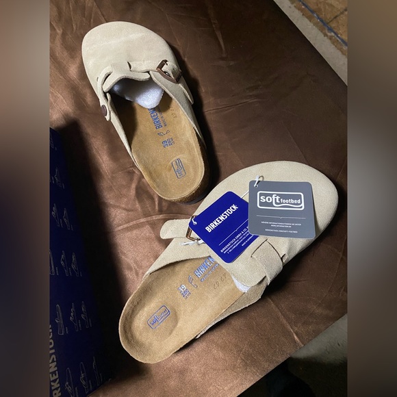 Birkenstock Clog Taupe Suede - US size 8-8.5 - Picture 7 of 12